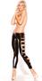 Wet look Leggings with Side Holes