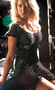 Vinyl and Mesh Barmaid Dress