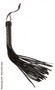 The Disciplinarian Whip- Black