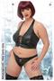 Leather Halter Bustier