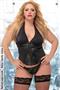 Leather and Lycra Bustier