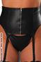 Leather Garterbelt with Zipper