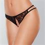 Open Lace Panty. Dual side straps.