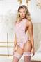 Open Teddy with garters