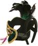Mardi Gras Feather Couples Mask