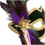 Mardi Gras Feather Couples Mask