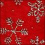 Velvet Glitter Snowflake Hat