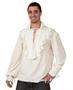Fancy White Pirate Shirt Adult