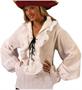 Fancy White Pirate Shirt Adult