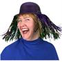 Mardi Gras Fringe Derby Hat Asst. (1 count)