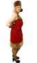 Santa's Pet Adult Plus - Winter Holiday Classics Costume