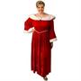 Fancy Mrs. Claus Dress Adult Plus - Winter Holiday Classics