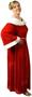 Fancy Mrs. Claus Dress Adult Plus - Winter Holiday Classics