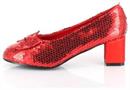 Judy Sequin (Red) Adult Shoes