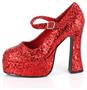 Sexy Eden (Red Glitter) Adult Shoes