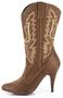 Cowgirl (Brown) Adult Boots