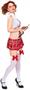 Sexy School Girl Red Adult Costume