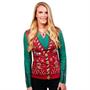 Ladies X-Mas Vest Adult T-Shirt