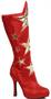Women's Red Superhero Star Boots