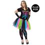 Funky Punk Bones Plus Adult Costume