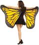 Orange Satin Butterfly Adult Wings
