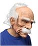 Grand Dad Full Mask w/ White Hair Eyebrows & Mustache