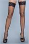 Amber Lace Top Fishnet Thigh Highs