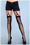 Illusion Clip Garter Thigh Highs