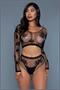 Floral Delight Bodystocking