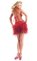 Sequin Feather Dress