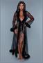 Full-Length sheer robe