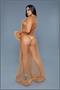 Marabou Robe Bronze