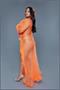 Marabou Robe Neon Orange