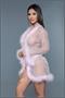 Sheer short length robe