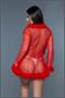 Sheer short length robe