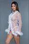 Sheer short length robe