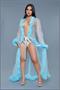 Marabou Robe Turquoise