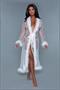 Full-Length sheer robe
