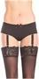 Boyshort with removable garter straps