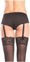 Boyshort with removable garter straps