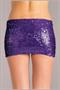 Sequin skirt Purple