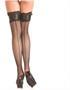 Stay up thigh highs with lace and bow detail