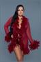Lux Robe Maroon