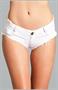 Baby Got Back Booty Shorts - White