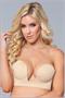Deep V Bra - Nude