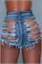Curves For Days Shorts Blue
