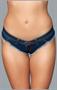 Buns Out Cheeky Shorts - Dark Wash