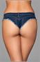 Buns Out Cheeky Shorts - Dark Wash