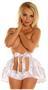 Satin Layered Ruffle Skirt