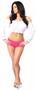 White Long Sleeve Peasant Top